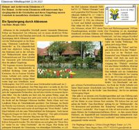 Edemissen Mitteilungsblatt 22.04.2023 Heimatverein Dorfspaziergang Abbensen