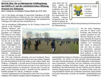 Mitteilungsblatt Edemissen 08.04.2023 Heimatverein Bericht Arch&auml;ologische Feldbegehung am 19.03.2023x